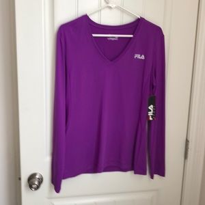 Women’s Fila large long sleeve running top